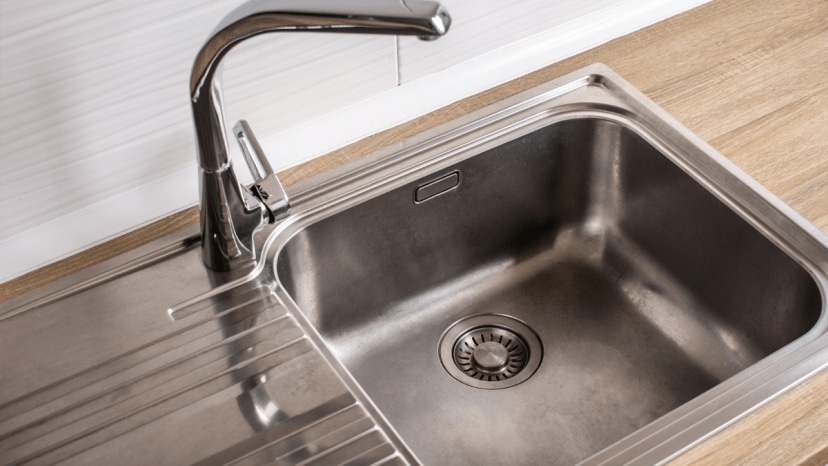 kitchen sink cleaning homemade tips