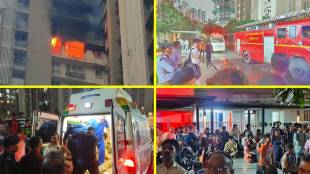 Fire breaks out in a large housing complex in Kolshet, Thane