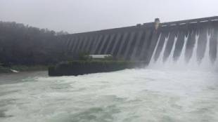 Rivers flood due to increased discharge in Satara