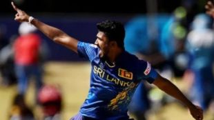 ZIM vs SL Dilshan madushanka pick ODI hat trick sri-lanka beat Zimbabwe in 1st odi marathi news