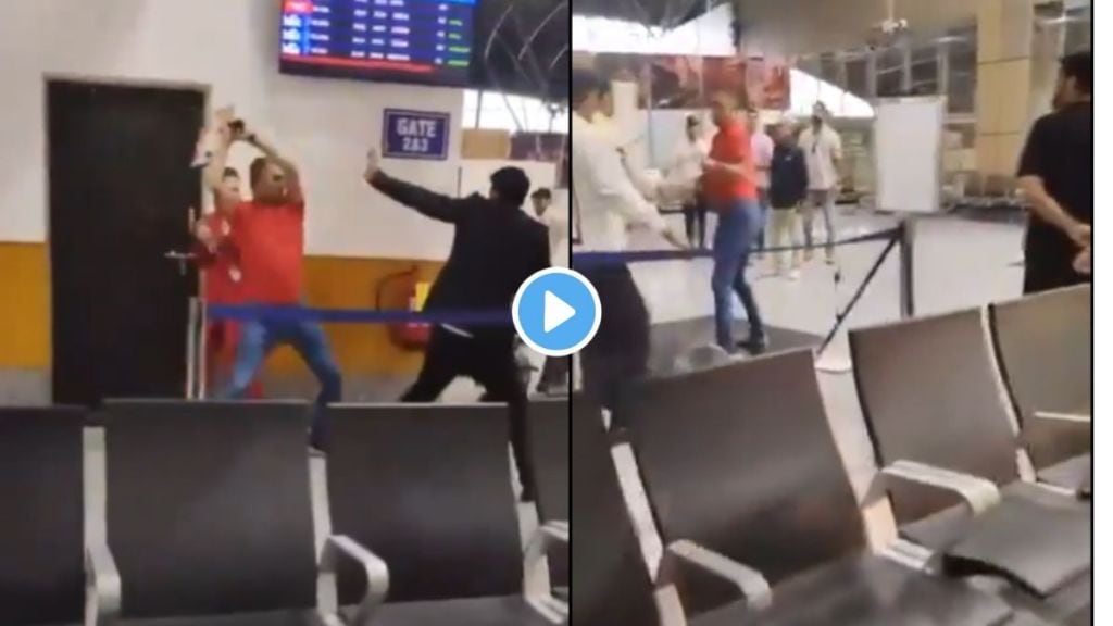 Army officer attacks SpiceJet employees at Srinagar airport over excess baggage issue Video goes viral