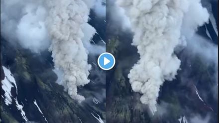 Krasheninnikov volcano erupts after 600 years in Russia earthquake watch video