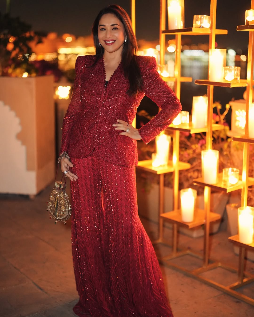 madhuri dixit tissue saree designed by masaba gupta know the price