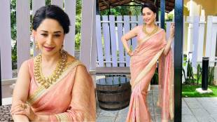 madhuri dixit tissue saree designed by masaba gupta know the price