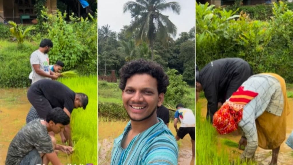 maharashtrachi hasiyajatra fame nikhil bane share video of farming in kokan