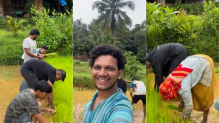 maharashtrachi hasiyajatra fame nikhil bane share video of farming in kokan