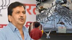 दादरच्या कबुतरखान्याबद्दल मंगलप्रभात लोढांवर मराठी अभिनेत्याची नाराजी, म्हणाला, “मुंबईचे पालकमंत्री असूनही…”