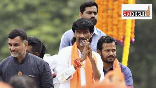 Manoj Jarange in Navi Mumbai