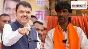 महाराष्ट्राचे मुख्यमंत्री देवेंद्र फडणवीस व मराठा आंदोलक मनोज जरांगे पाटील