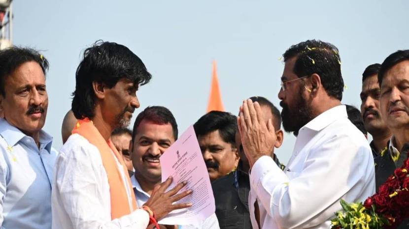 manoj jarange patil eknath shinde
