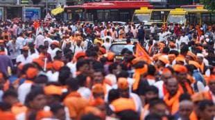 Maratha Quota Stir in mumbai