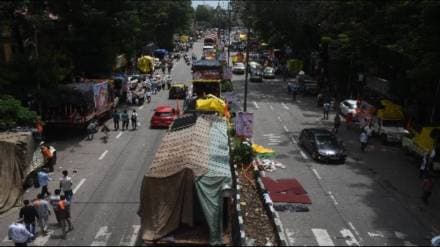 Traffic jam cleared four and a half hours after Jarange's appeal