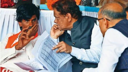 manoj jarange patil continues indefinite hunger strike over maratha reservation in mumbai government under pressure