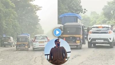 “लाज नाही वाटत का?” घोडबंदर रस्त्याची दुर्दशा पाहून मराठी अभिनेत्याचा संताप; म्हणाला…
