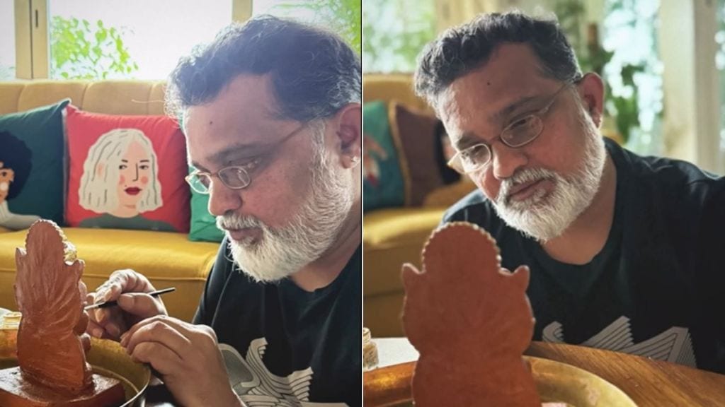 marathi director ravi jadhav share video of making ganapati bappa idol ganeshotsav 2025