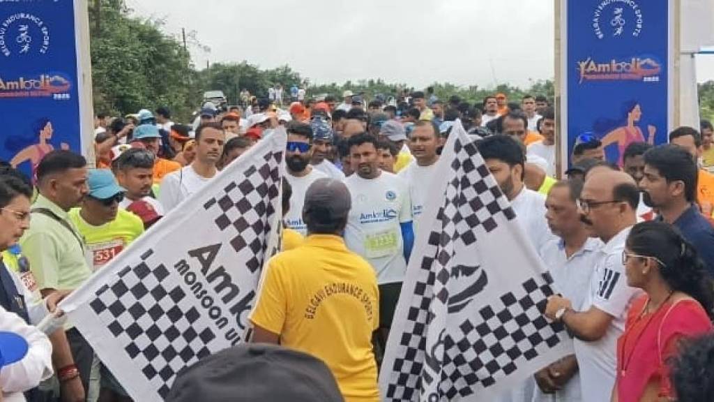 Six hundred competitors participate in marathon competition in Amboli