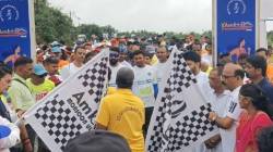 सावंतवाडी:आंबोली थंड हवेच्या ठिकाणी मॅरेथॉन स्पर्धेत सहाशे स्पर्धकांचा उत्साहपूर्ण सहभाग