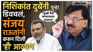Sanjay Raut criticized Nishikant Dubey over hindi bhasha controvercy
