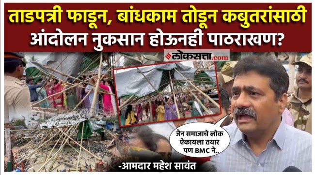 Why Jain protesters became aggressive because of BMC MLA Mahesh Sawants gave a reaction on the pigeon dadar kabutarkhana