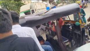 An iron rod entered a passenger's head due to negligence during metro work