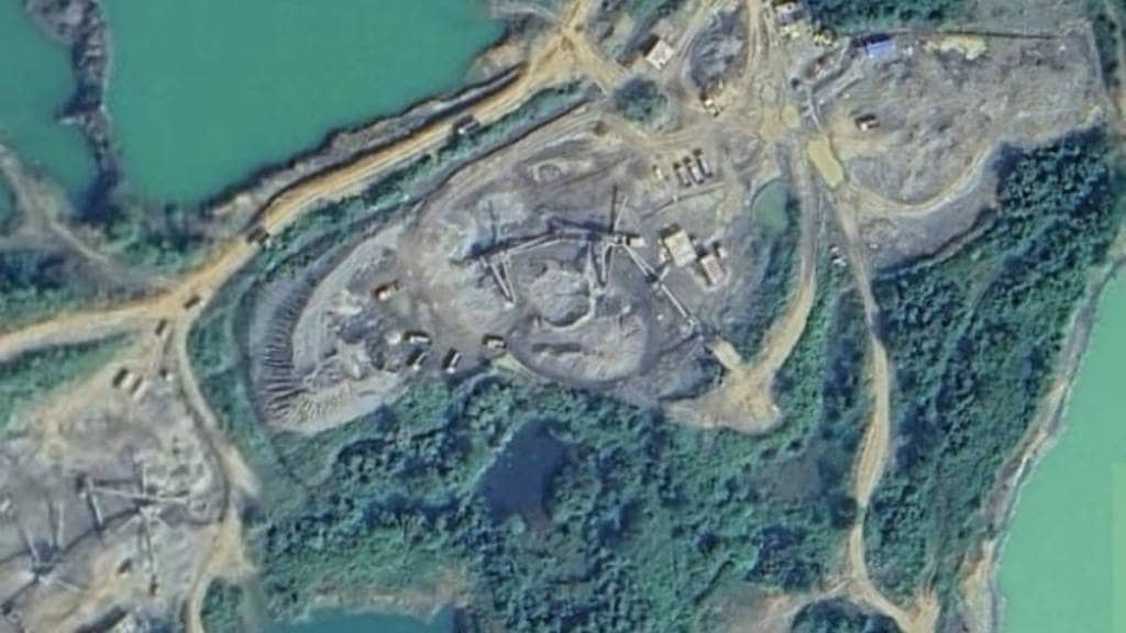 mining business threat near forest land in Nigude