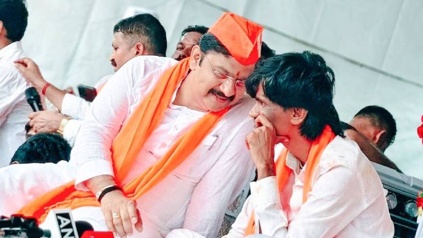 mla Abhijeet Patil and manoj jarange patil