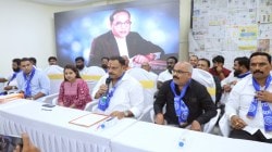 जयसिंगपुरात डॉ. बाबासाहेब आंबेडकरांचा पूर्णाकृती पुतळा, भीमसृष्टी साकारणार; आमदार राजेंद्र पाटील यड्रावकर यांच्या घोषणेचे फटाक्याच्या आतषबाजीने स्वागत…