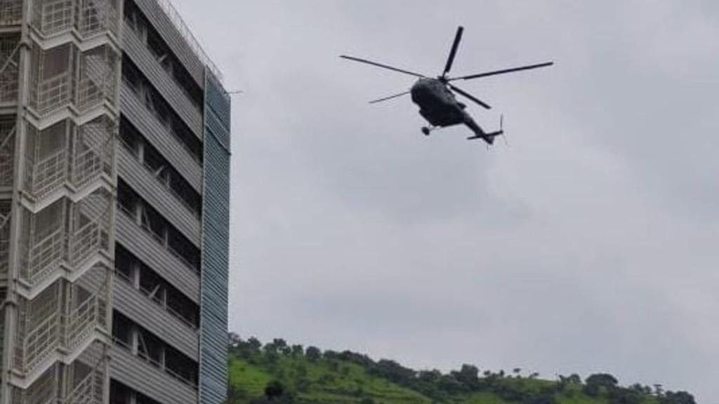Helicopter commando at Infosys Pune creates momentary panic NSG led mock drill in Hinjewadi