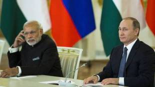 PM Narendra Modi speaks with President Putin
