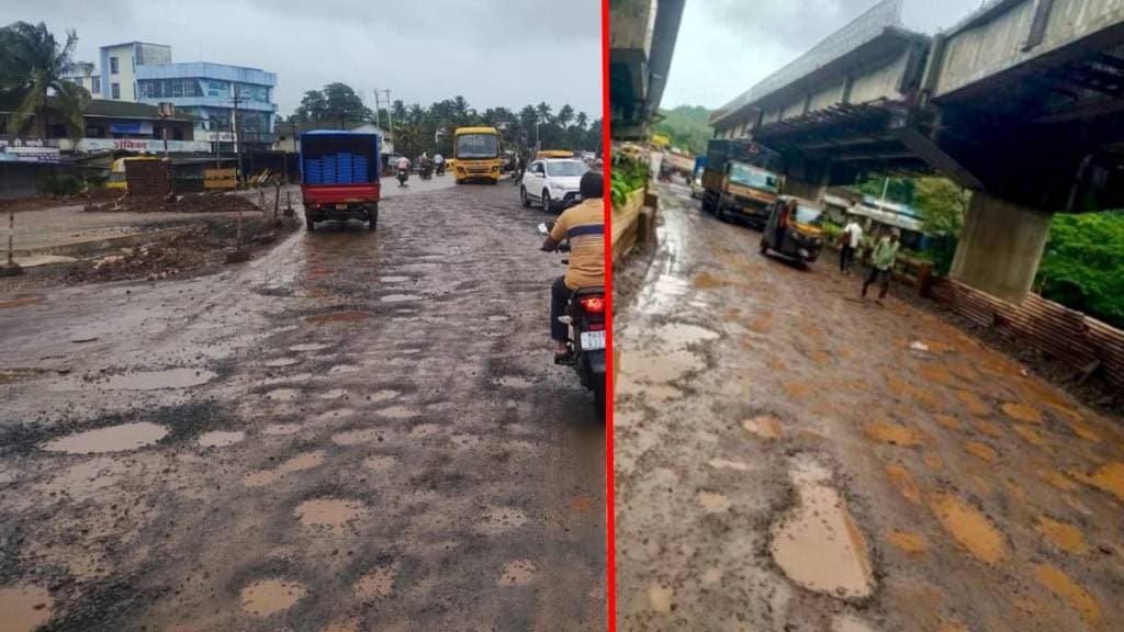 potholes and delays plague mumbai goa highway