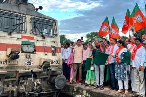 Union Minister Raksha Khadse flagged off the Pune-Danapur train on Sunday