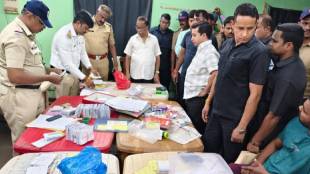 Guardian Minister Nitesh Rane raids Matka Adda in Kankavali