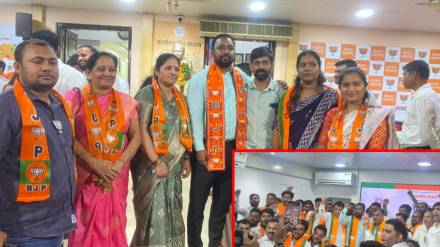 Former Zilla Parishad President Prakash Nikam and many office bearers join BJP