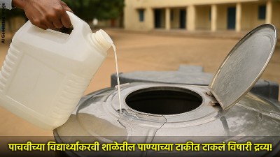 मुस्लीम मुख्याध्यापकांना हटवण्यासाठी विद्यार्थ्याकरवी शाळेच्या टाकीत विषारी रसायन