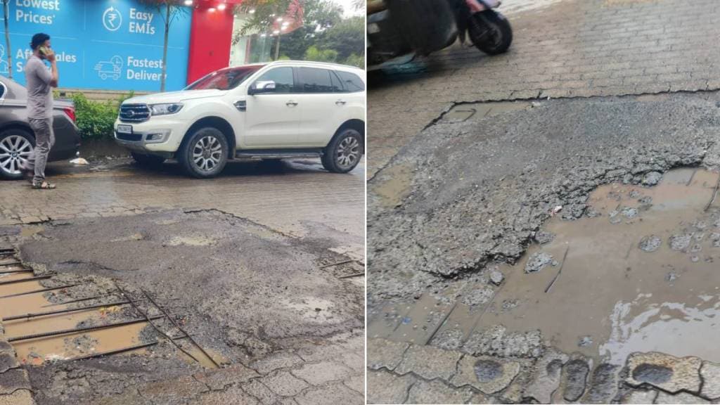 road leading to Palm Beach in danger
