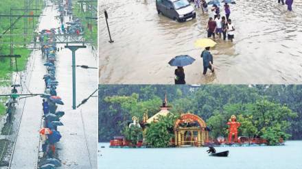 Heavy rains on fourth consecutive in mumbai