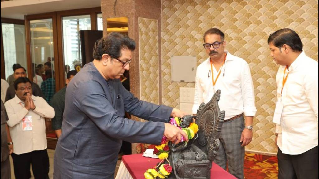 Raj Thackeray inaugurated the preparations for the municipal elections in Thane