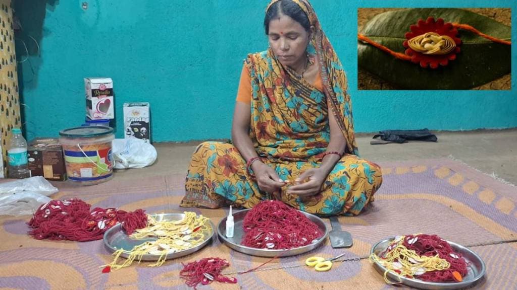 Rakhis made from bamboo in Melghat