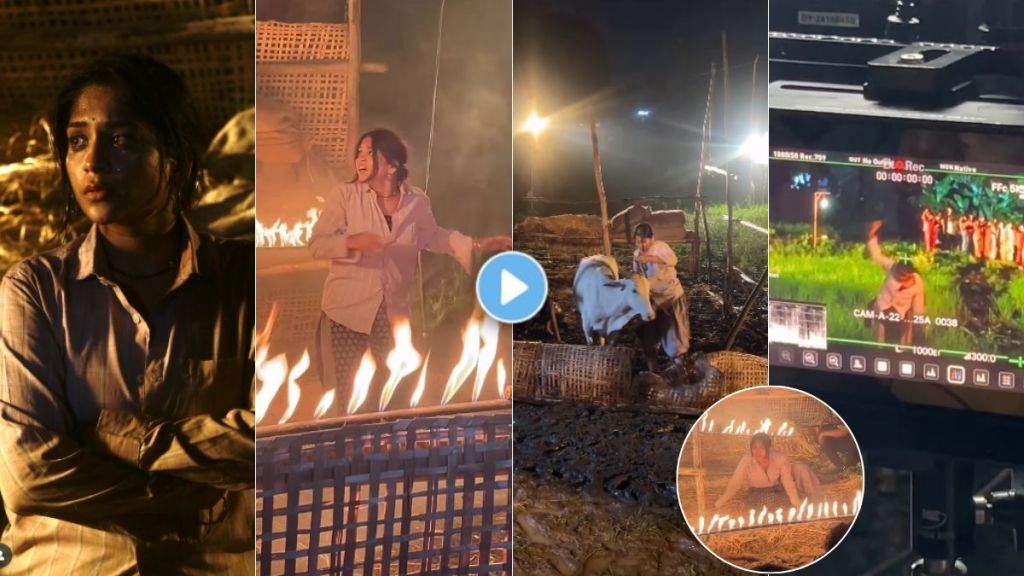 samruddhi kelkar shares behind the scenes video from halad rusali kunku hasala serial and actress tribute to farmer
