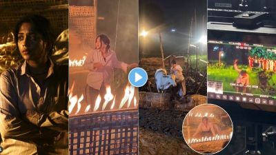 Video : गायीला वाचवण्यासाठी समृद्धी केळकरचा खऱ्या आगीशी सामना, ‘असा’ शूट झाला सीन