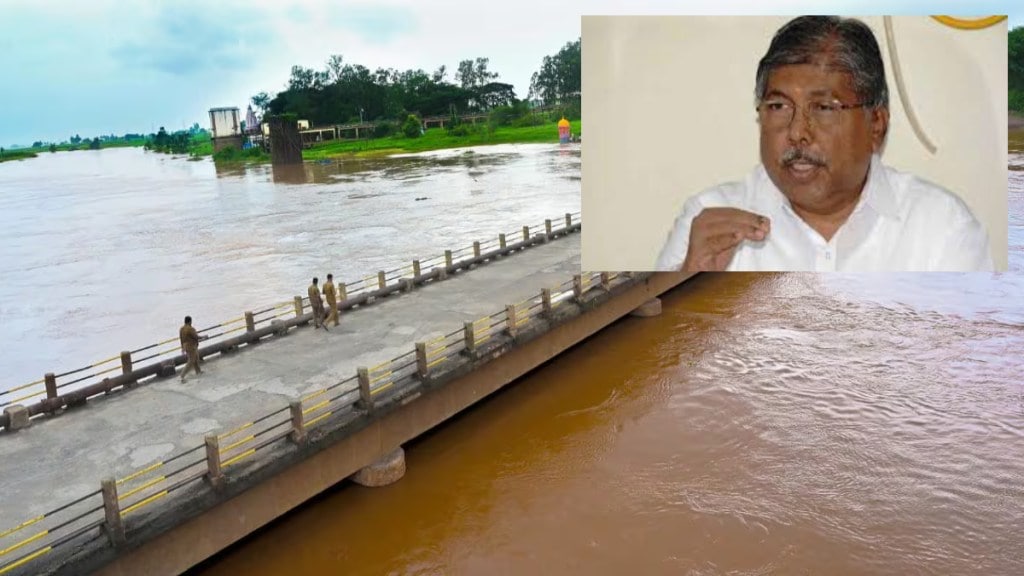 sangli flood recedes chandrakant patil leads inspection