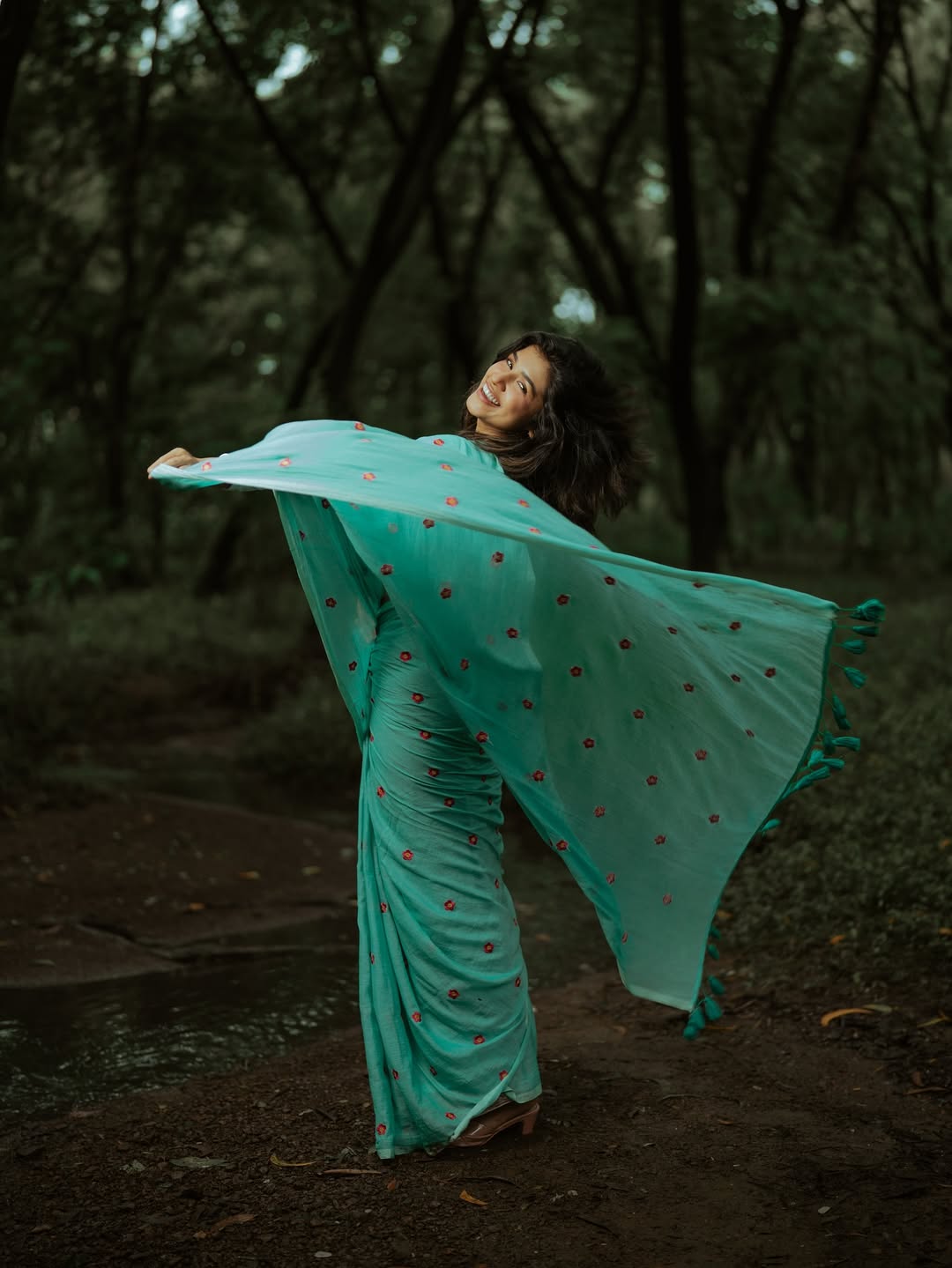 sanskruti balgude saree look