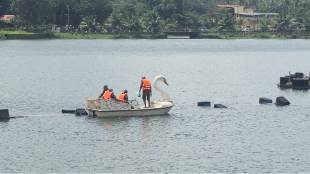 Forest Department's 'trap' to catch crocodiles in Sawantwadi's Moti Lake