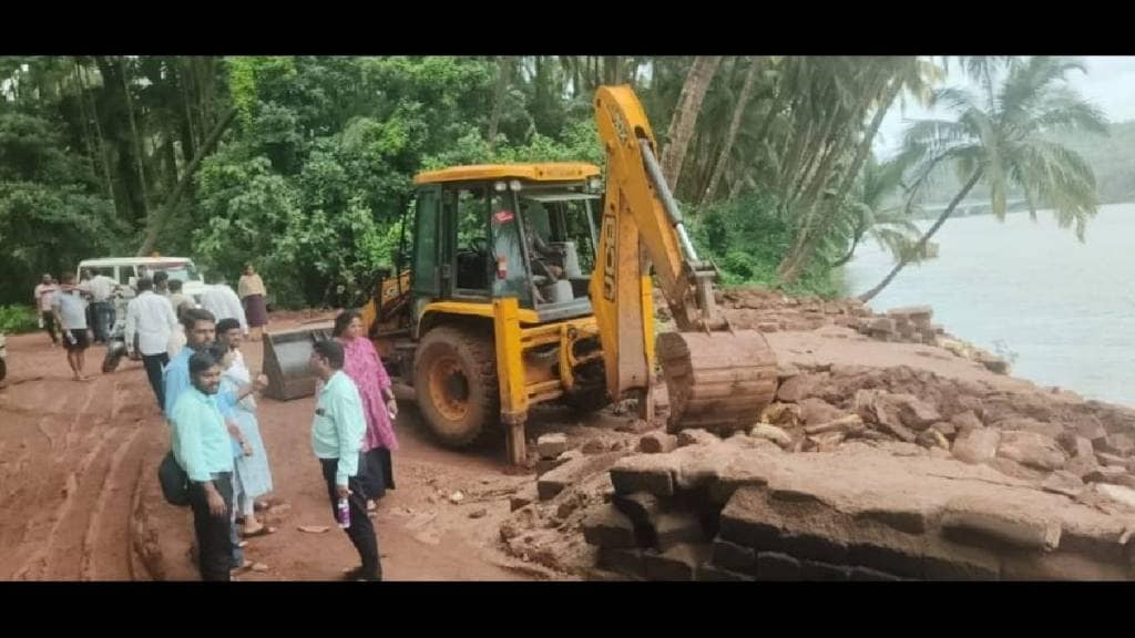 action against seven illegal sand ramps in Bandiwade