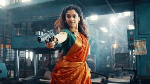 shivani sonar wear nauvari saree and did action scene