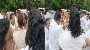shivsena shinde group meeting turns violent in nashik