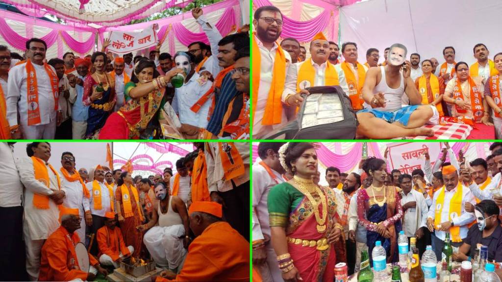 Thackeray Sena's innovative 'Jan Aakrosh' in Buldhana