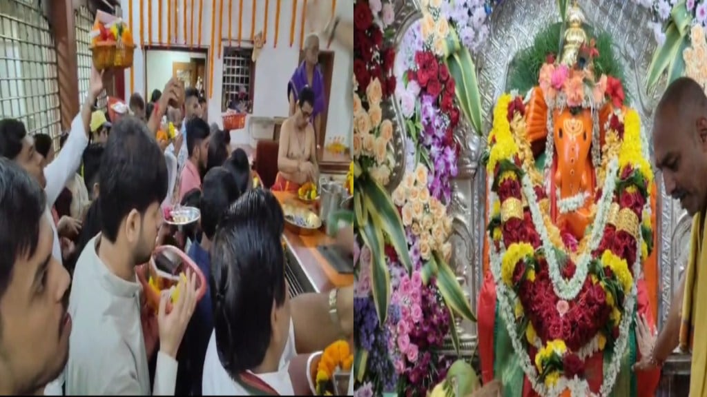 titwala ganpati shravan angarki rush