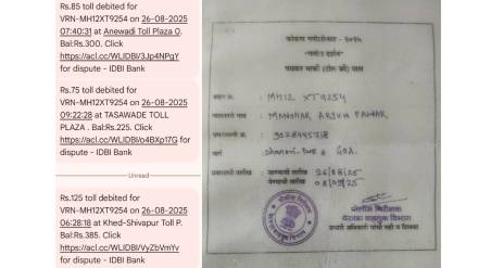 मनोहर पवार यांचा पथकर माफी अर्थात टोल फ्री असलेला पास