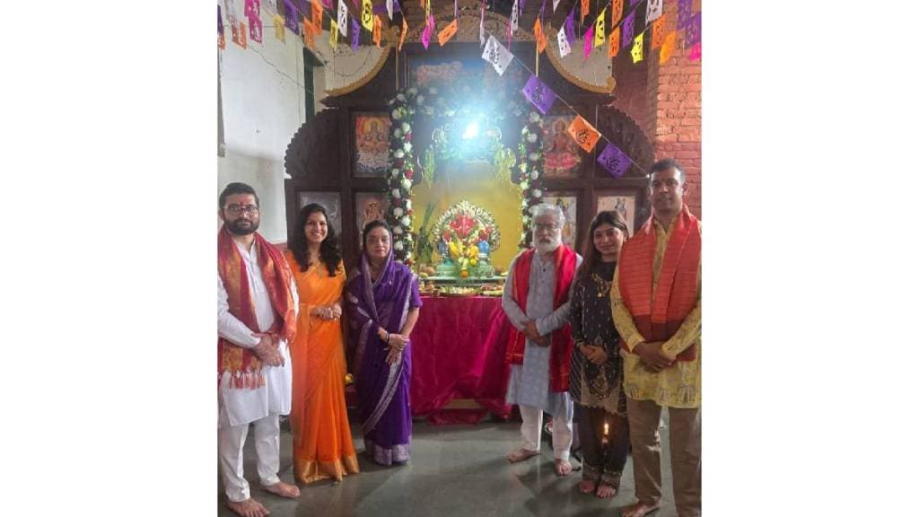 Installation of Shri Ganesh as per 250 years of tradition in Sawantwadi royal family